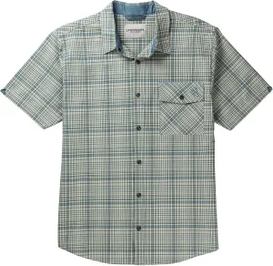 Legendary Whitetails Men's Stretch Woven Plaid UPF 30  Uv Moisture Wicking Short Sleeve Shirt