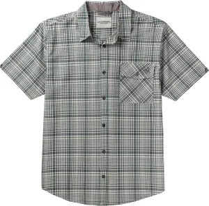Legendary Whitetails Men's Stretch Woven Plaid UPF 30  Uv Moisture Wicking Short Sleeve Shirt