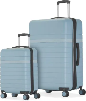 Lisbon 2-Piece Luggage Set (Blue)