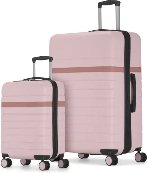 Lisbon 2-Piece Luggage Set (Pink)