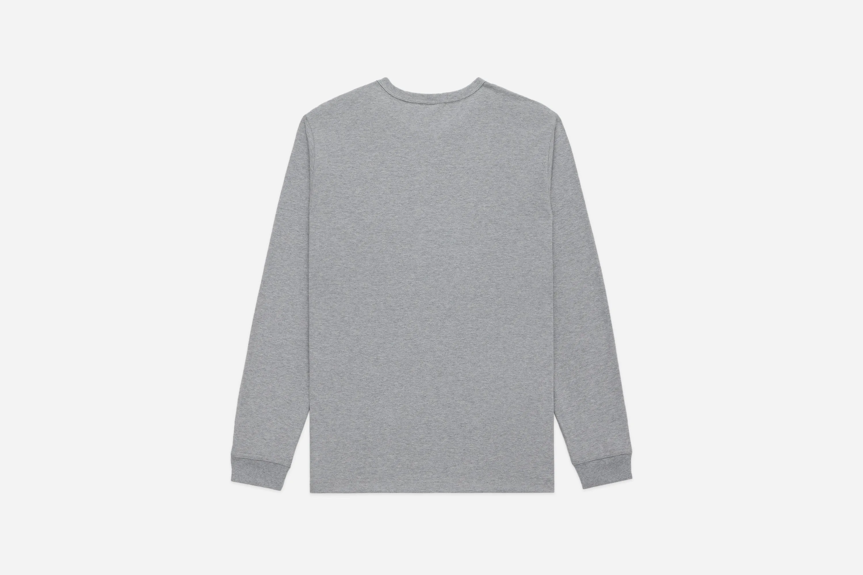 Long Sleeve Pocket T-Shirt ~ Heather Grey