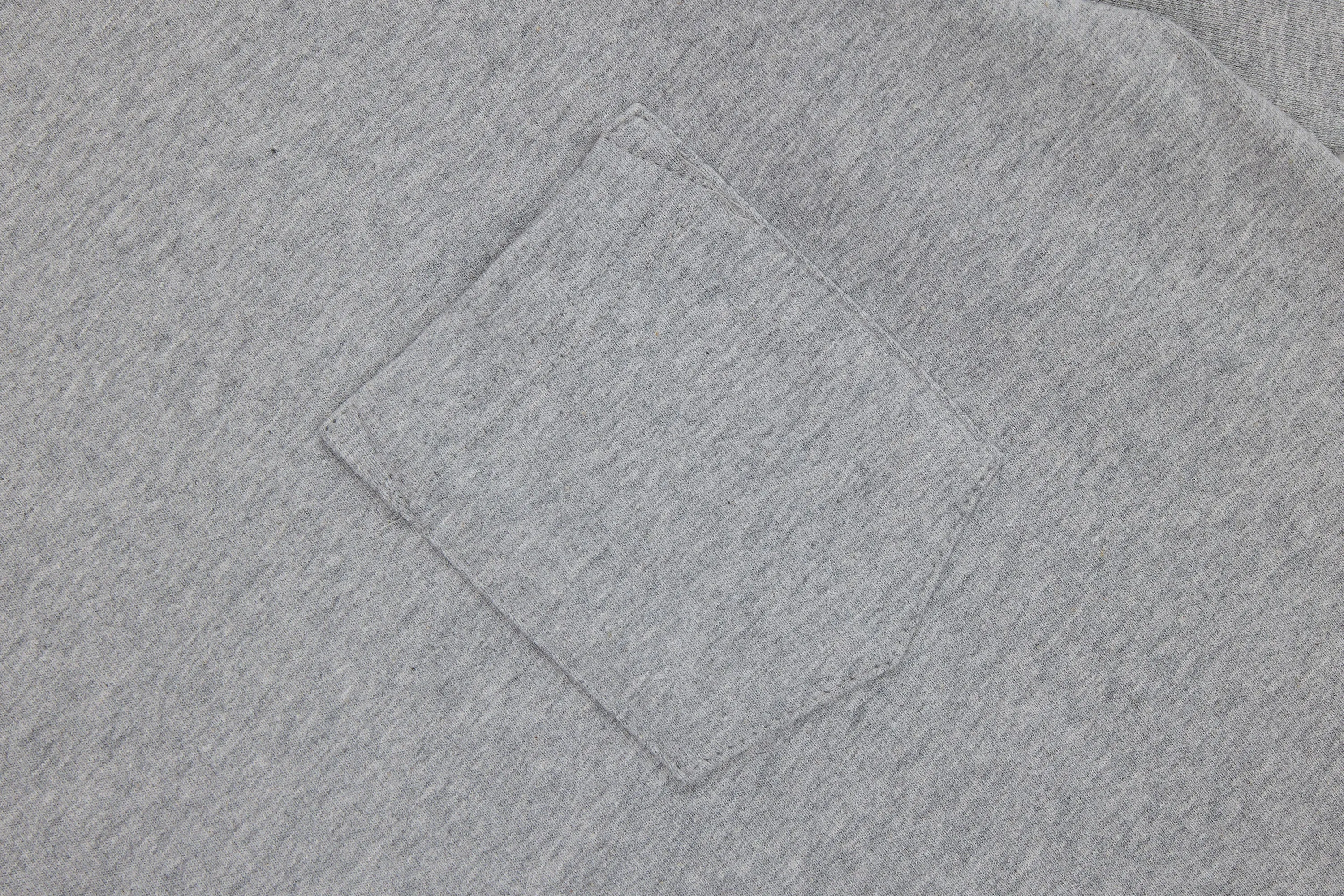 Long Sleeve Pocket T-Shirt ~ Heather Grey