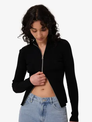 Marita Knit Cardigan - Black