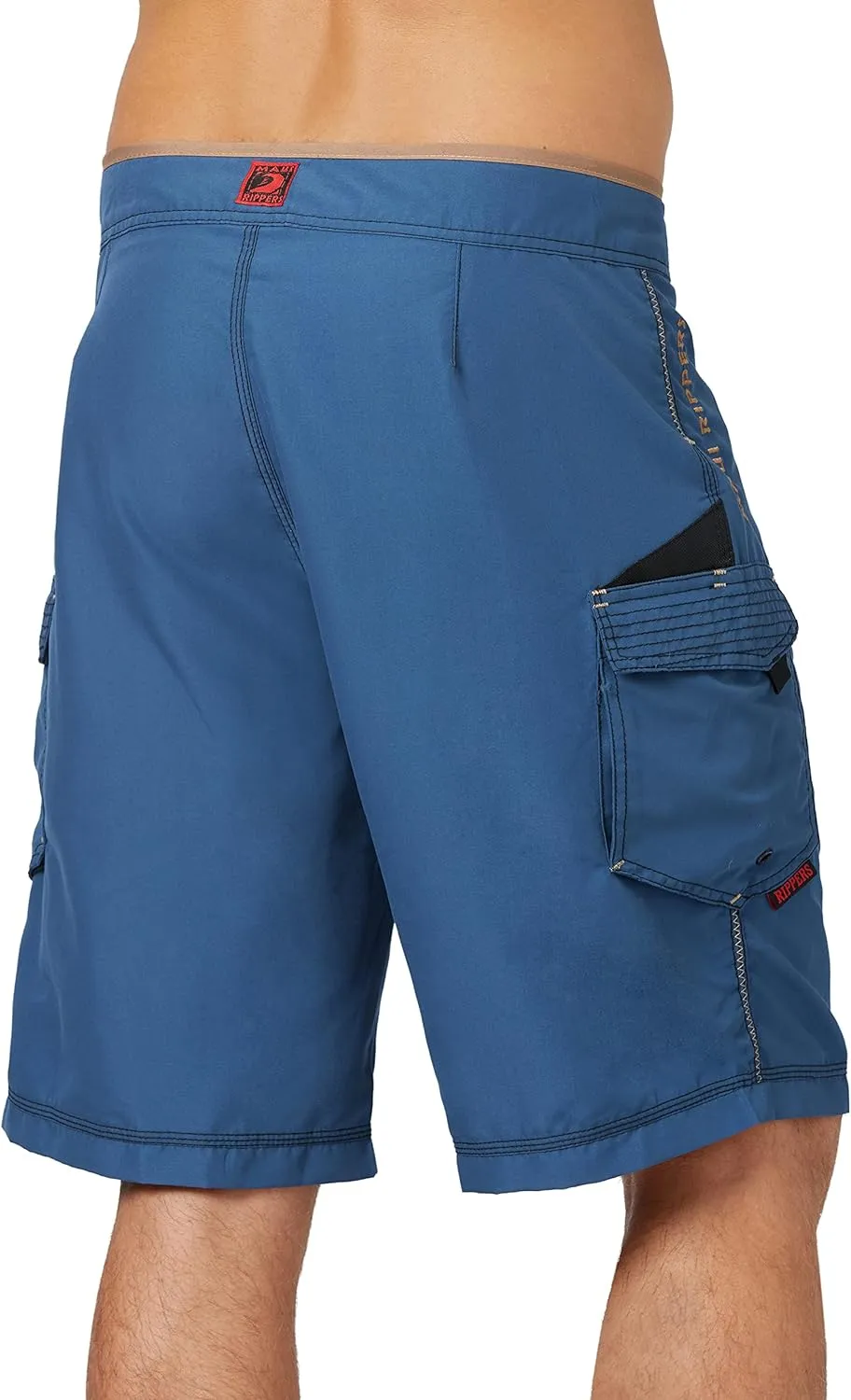 Maui Rippers Mens Board Shorts - Octo Tako | Triple Stitch Quick Dry Mens Swim Trunks