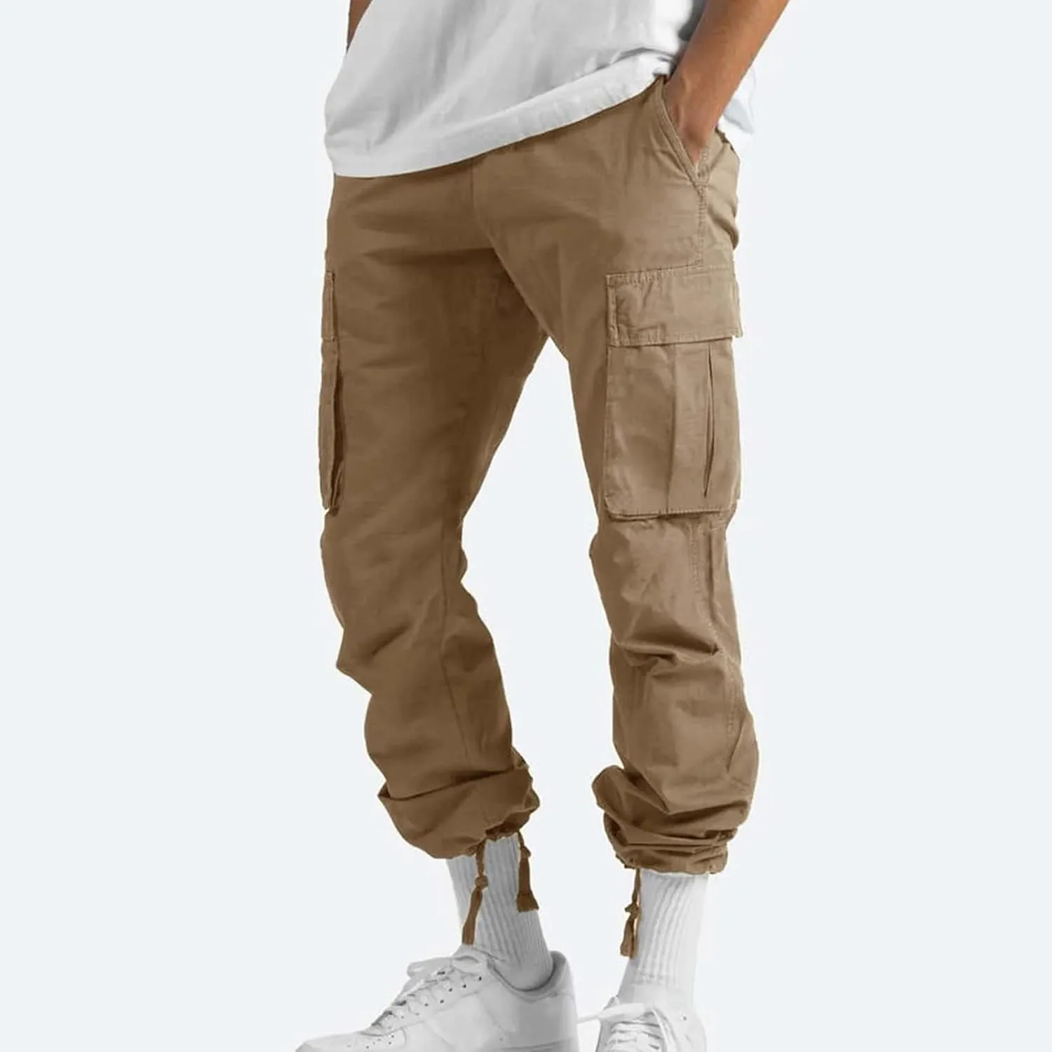 Mens Cargo Pants Lightweight Outdoor Comfort Fishing Work Pants Stretch Travel Regular Ripstop Camping Hiking Pants