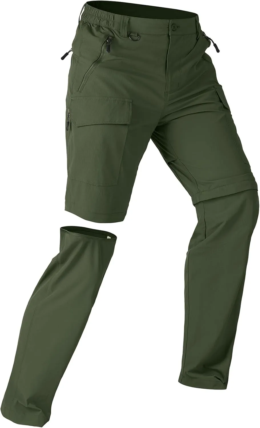 Men's Hiking Convertible Work Pants Cargo Zip Off Lightweight Quick Dry Stretch Pants Summer Fishing Travel Outdoor