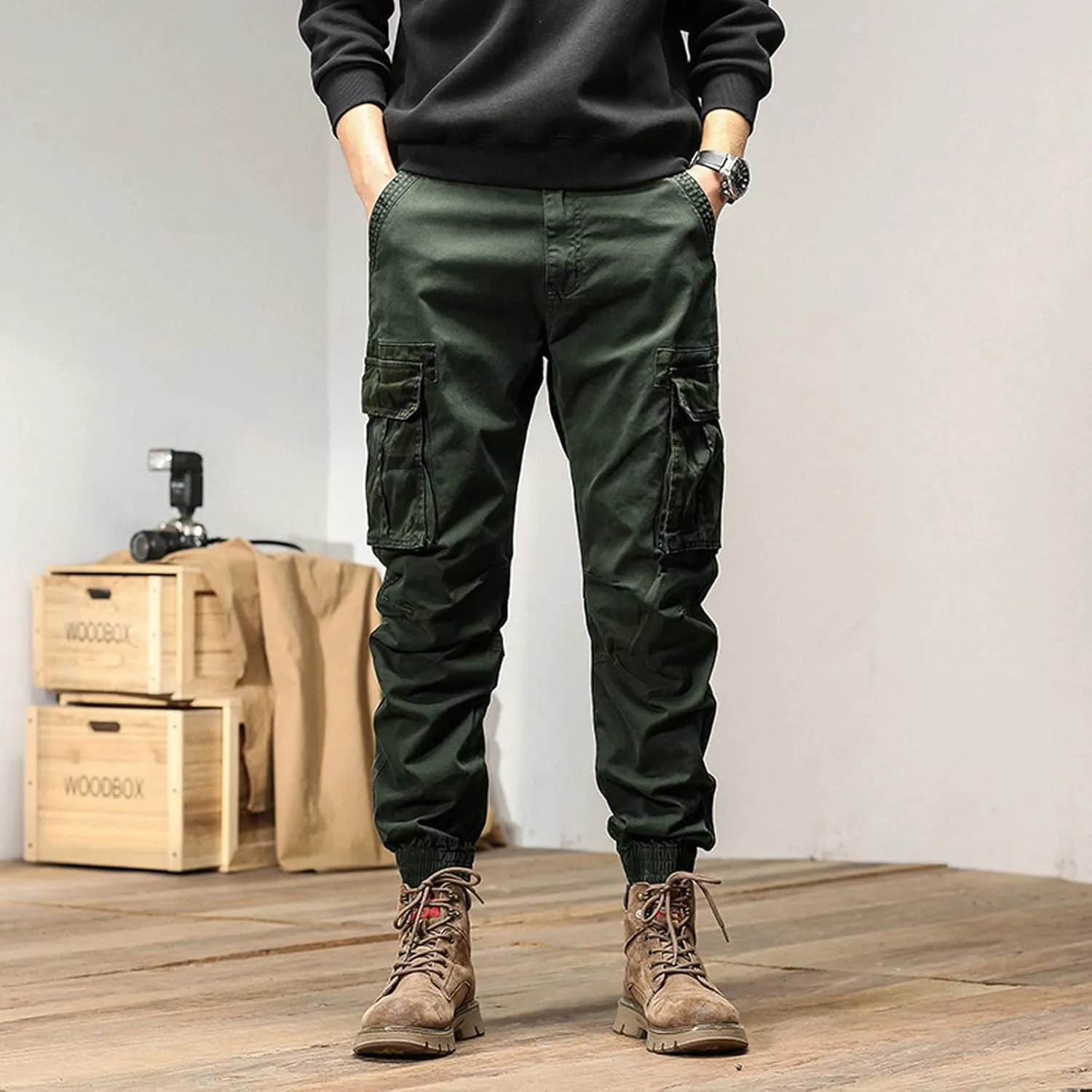 Mens Workout Cargo Sweatpants for Men Men's Fleece Lounge Pants Mens Fleece Active Athletic Workout Jogger Sweatpants