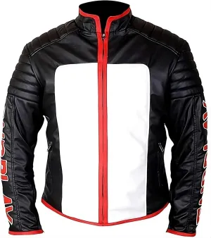 Mr Terrific Super Hero Cosplay Biker Leather Jacket
