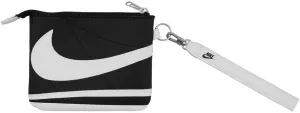 Nike Icon Cortez Wristlet Document Wallet Clutch Bag with Black Strap, Black