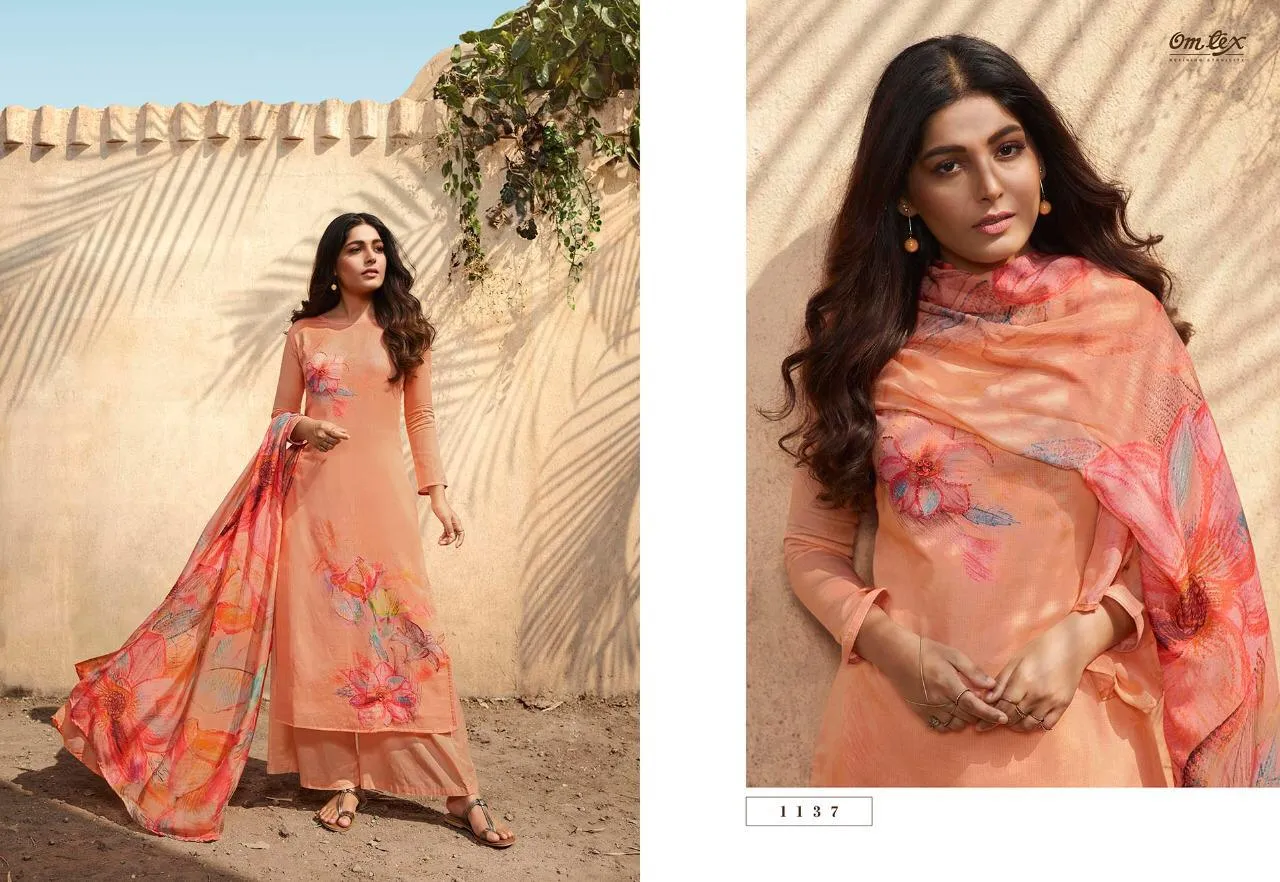 OMTEX KAVERI FANCY DIGITAL PRINT SALWAR SUIT DRESS MATERIAL
