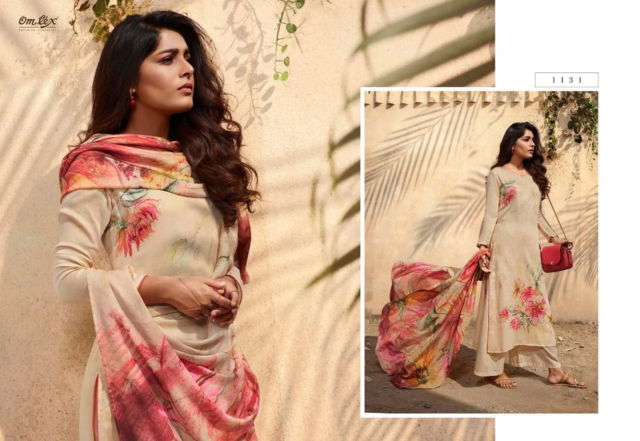 OMTEX KAVERI FANCY DIGITAL PRINT SALWAR SUIT DRESS MATERIAL