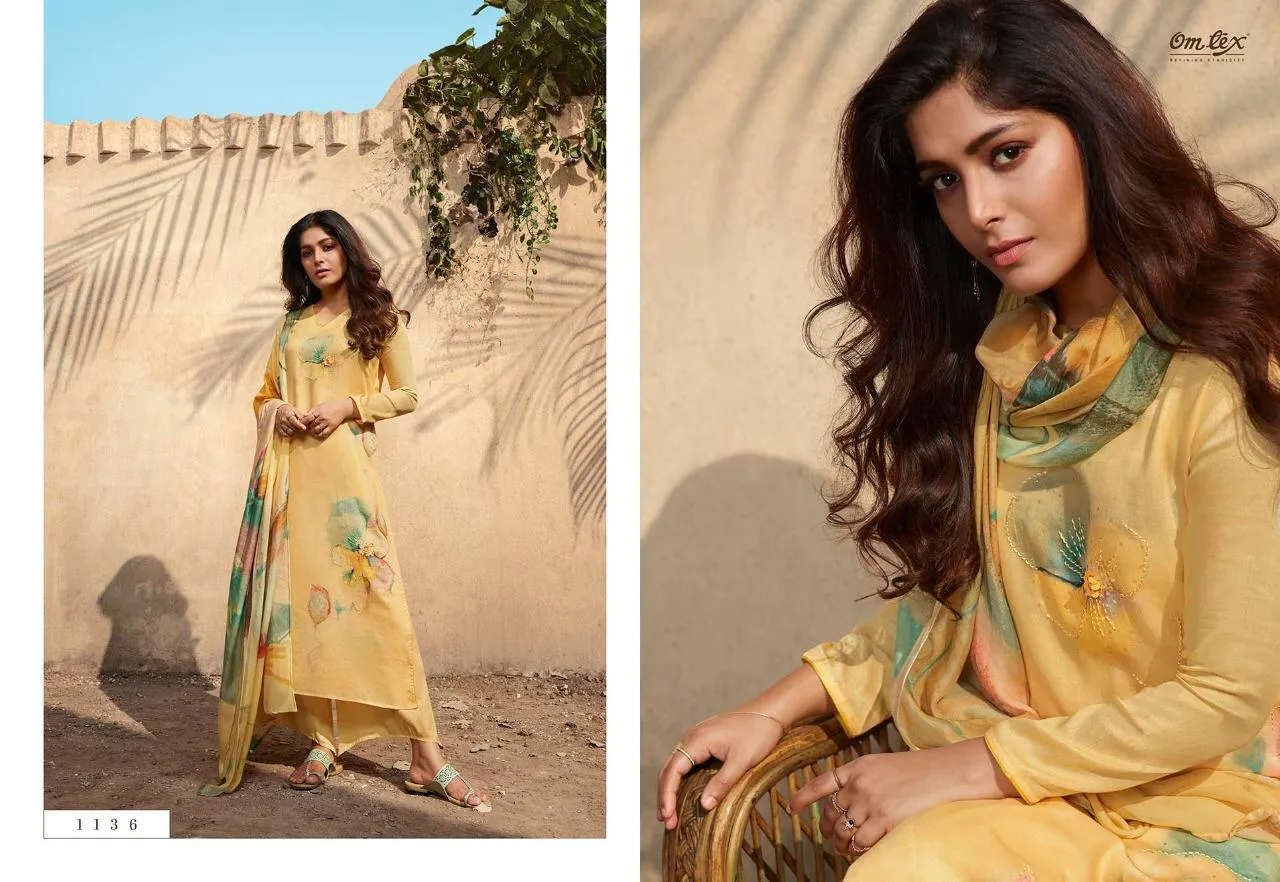 OMTEX KAVERI FANCY DIGITAL PRINT SALWAR SUIT DRESS MATERIAL