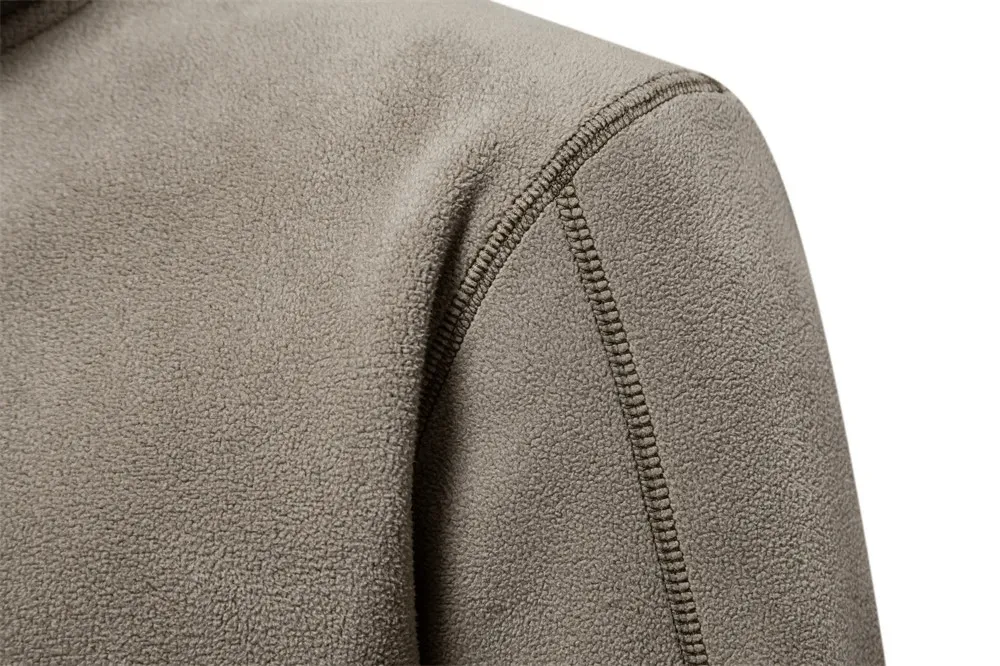 Outdoor Men's Casual Zip Fleece Pullover - SF1989