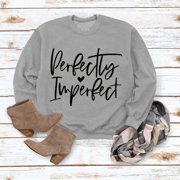 Perfectly Imperfect Monogrammed Women's Sweatshirt