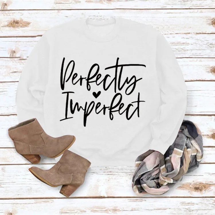 Perfectly Imperfect Monogrammed Women's Sweatshirt