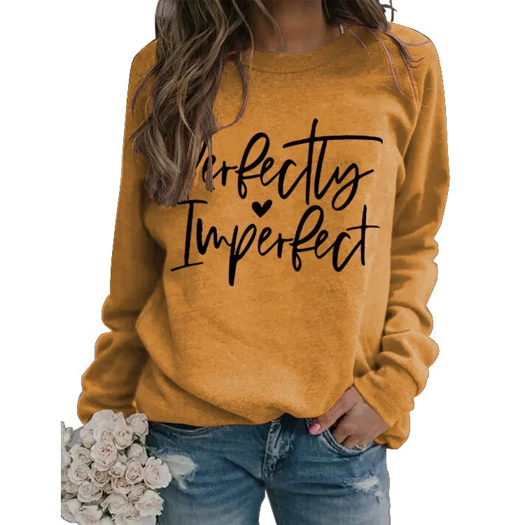 Perfectly Imperfect Monogrammed Women's Sweatshirt
