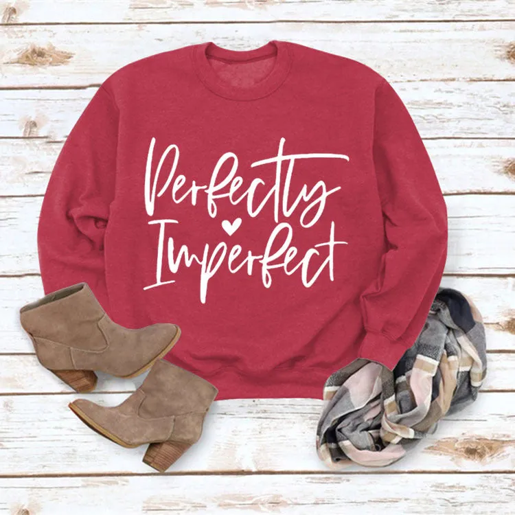 Perfectly Imperfect Monogrammed Women's Sweatshirt