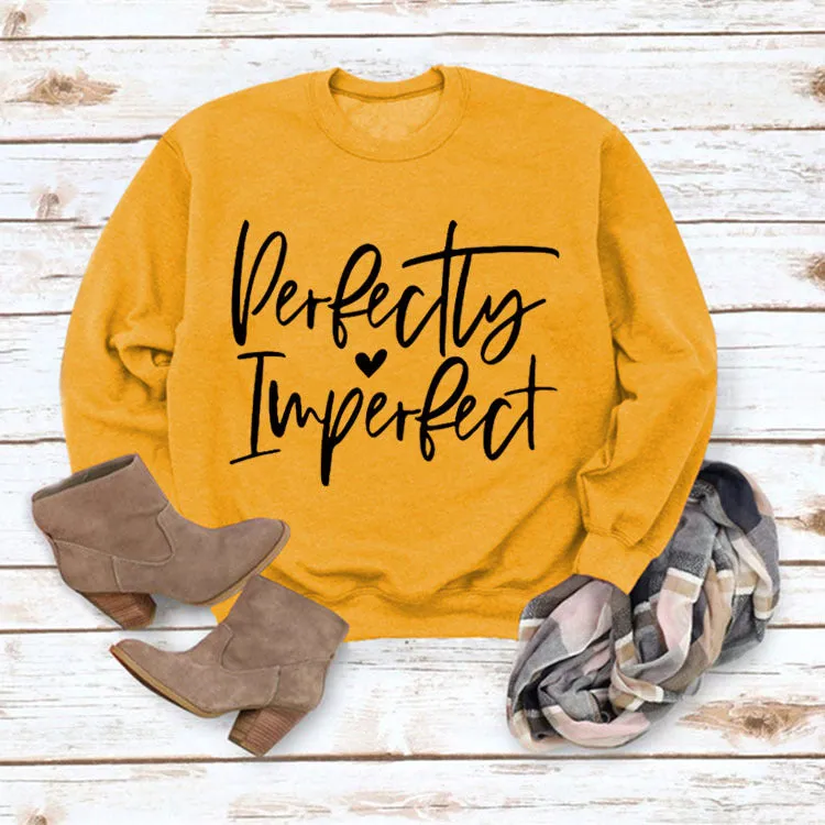 Perfectly Imperfect Monogrammed Women's Sweatshirt