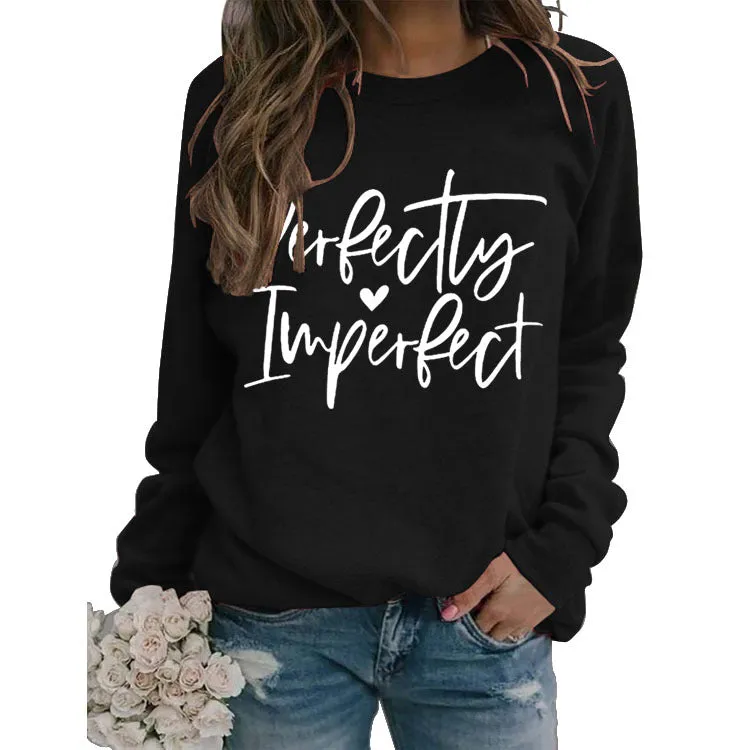 Perfectly Imperfect Monogrammed Women's Sweatshirt