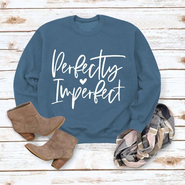 Perfectly Imperfect Monogrammed Women's Sweatshirt