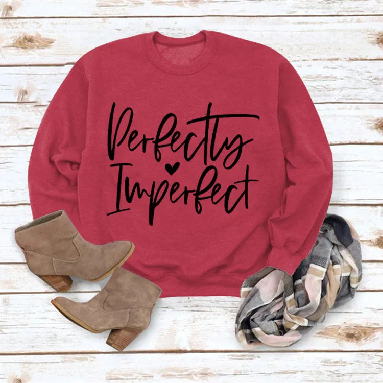 Perfectly Imperfect Monogrammed Women's Sweatshirt