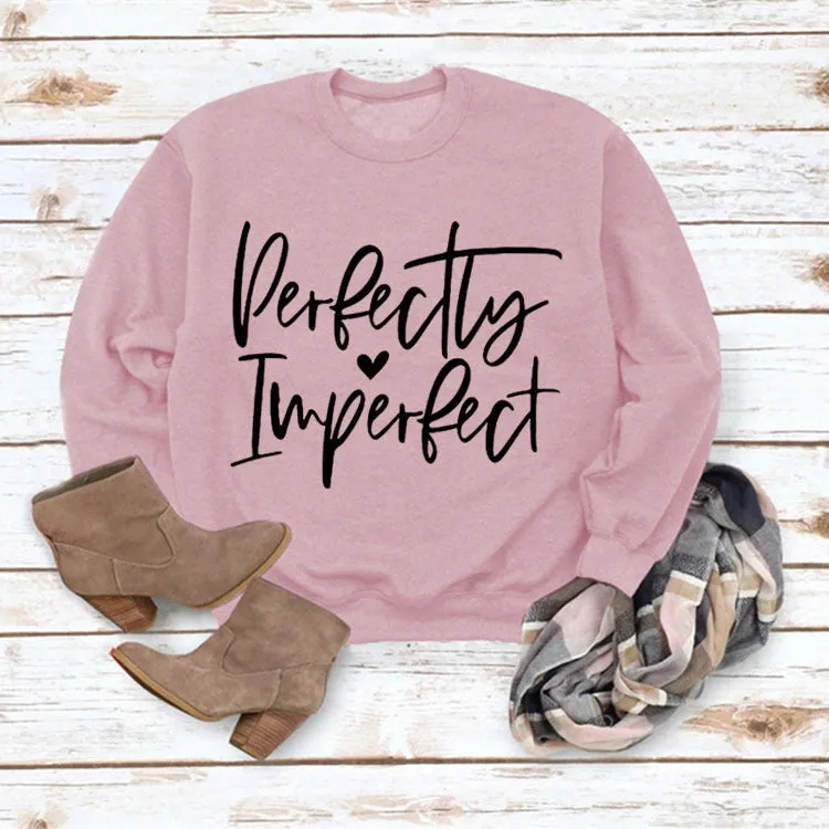 Perfectly Imperfect Monogrammed Women's Sweatshirt