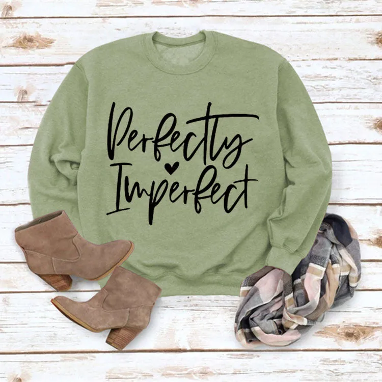 Perfectly Imperfect Monogrammed Women's Sweatshirt