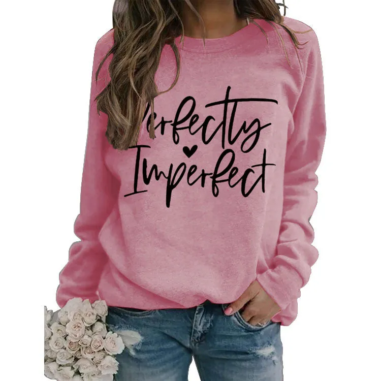 Perfectly Imperfect Monogrammed Women's Sweatshirt