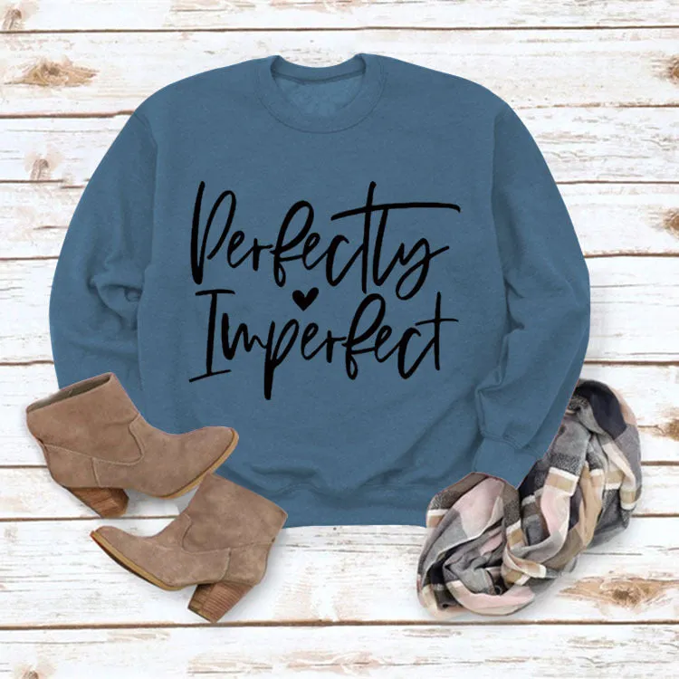Perfectly Imperfect Monogrammed Women's Sweatshirt