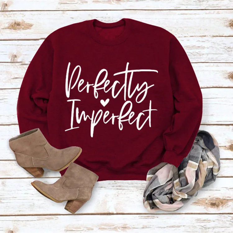 Perfectly Imperfect Monogrammed Women's Sweatshirt
