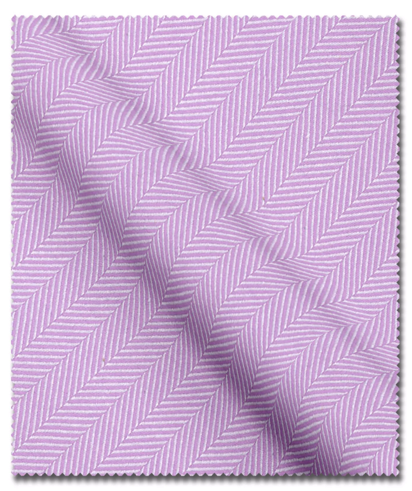 Purple Herringbone Dress Shirt