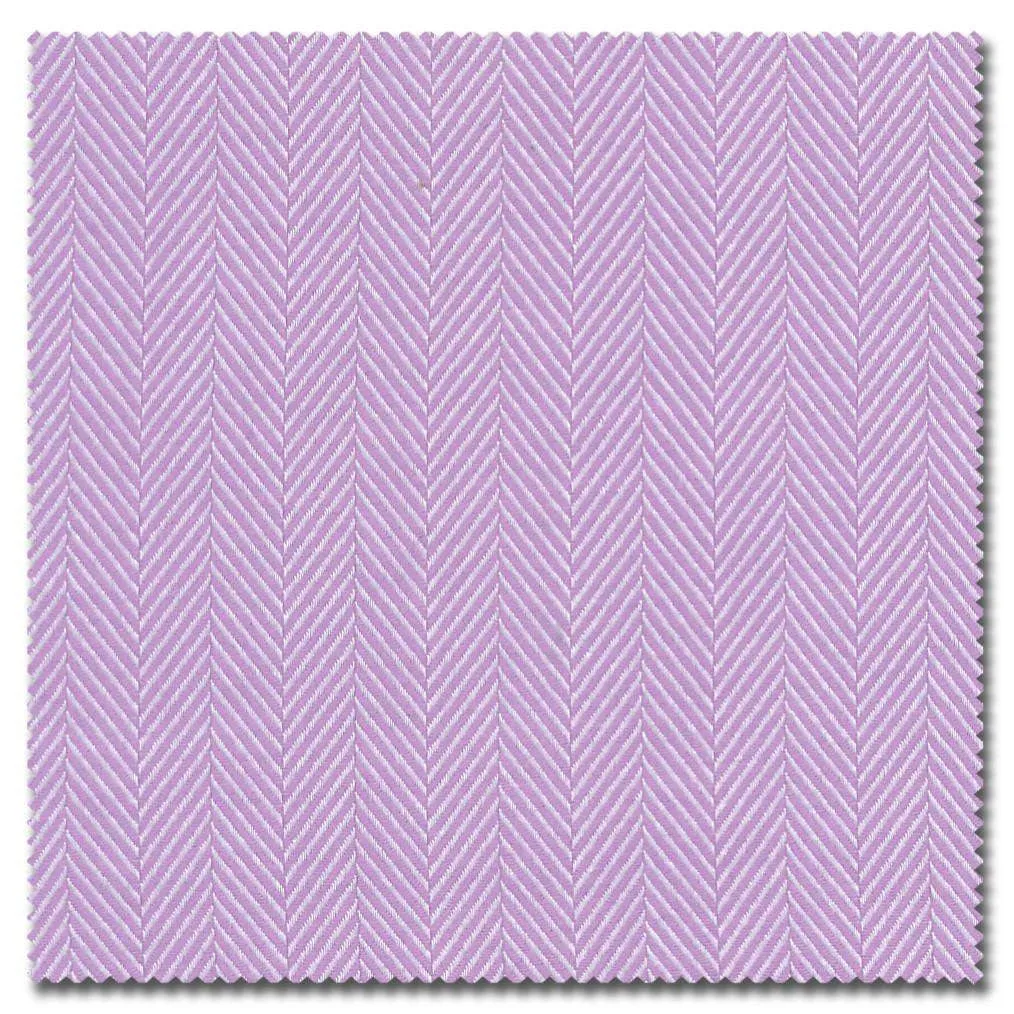 Purple Herringbone Dress Shirt