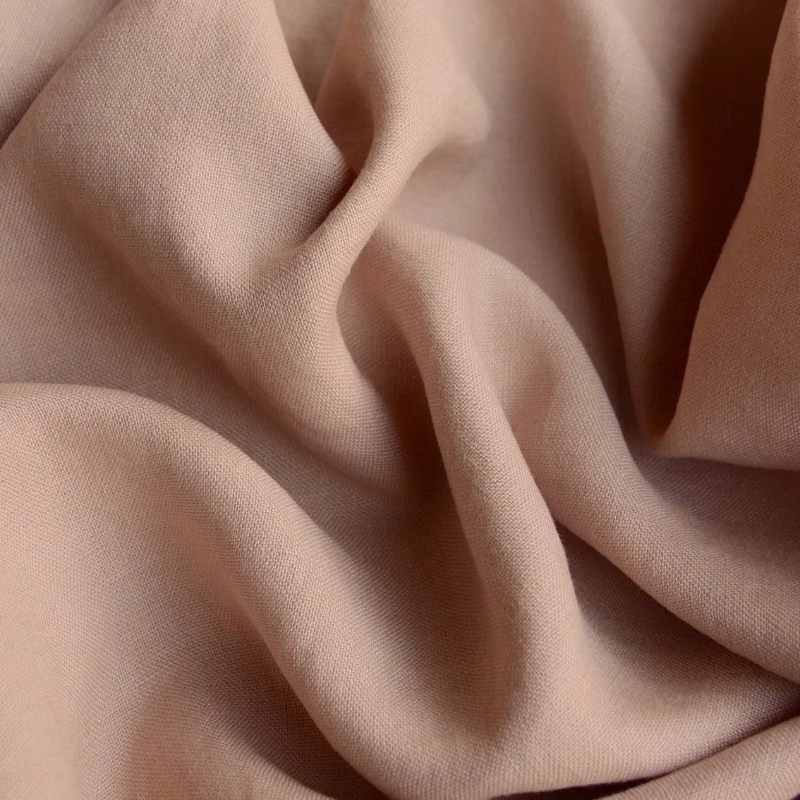 Remnant of Heavy Pink Salt Linen