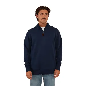 Ringers Western Strand Men's 1/4 Zip Crew - Navy