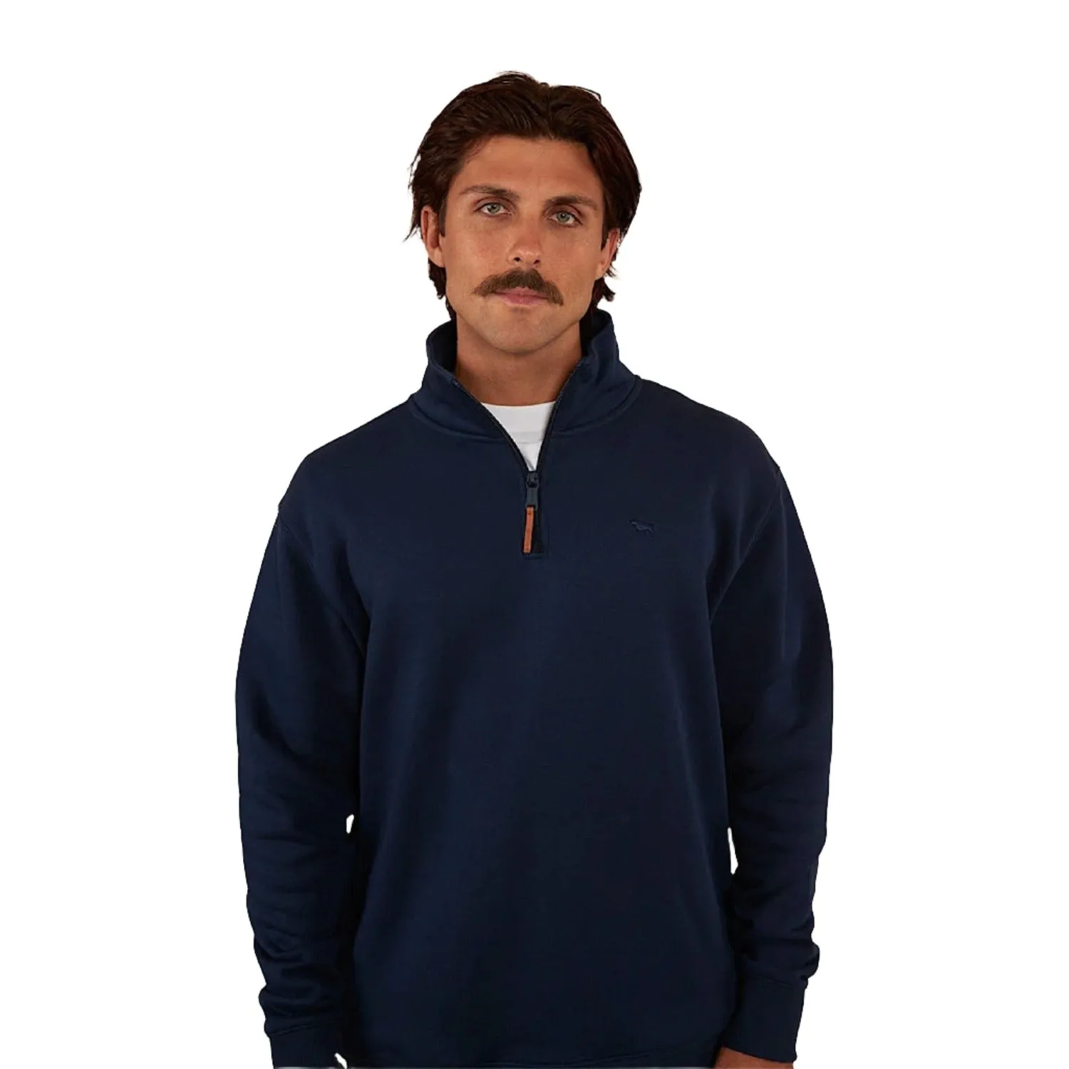 Ringers Western Strand Men's 1/4 Zip Crew - Navy
