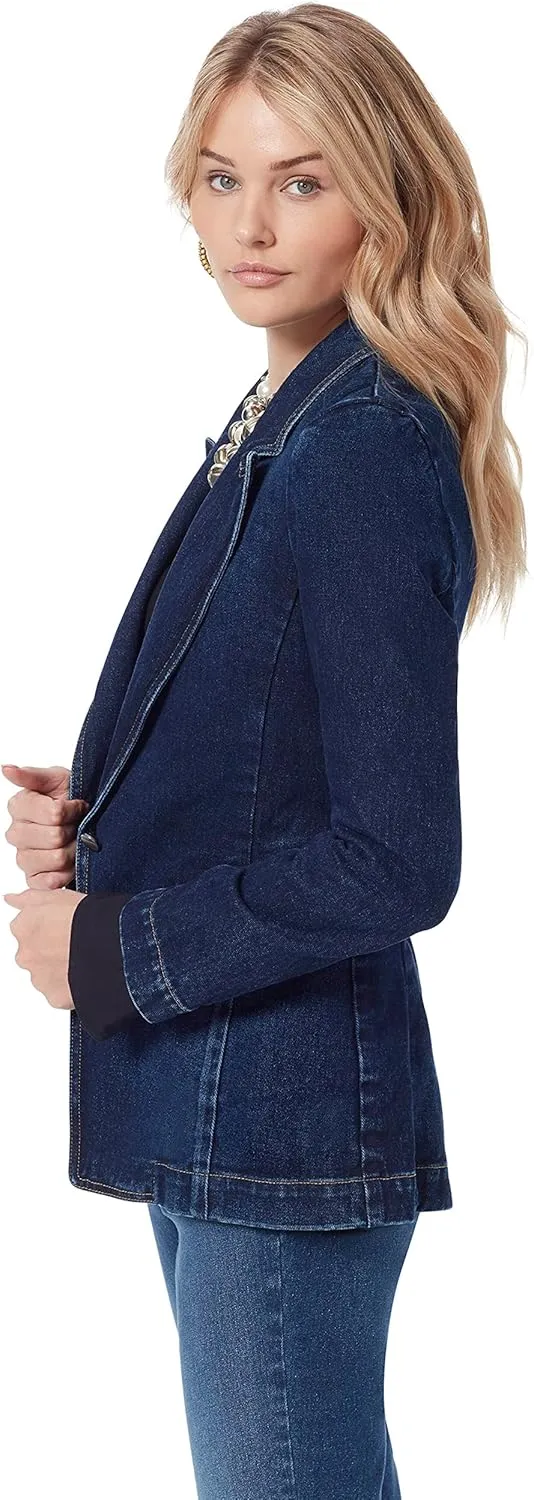 Sam Edelman Women's Margot Single Breasted Long Blazer
