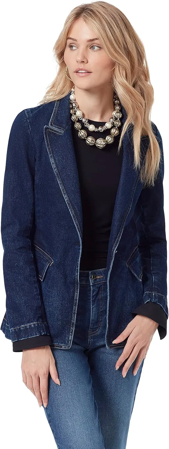 Sam Edelman Women's Margot Single Breasted Long Blazer