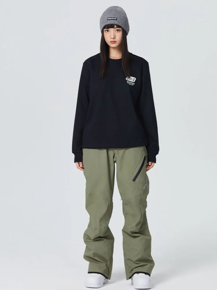 Searipe Diagonal Zipper Snow Pants - Women's