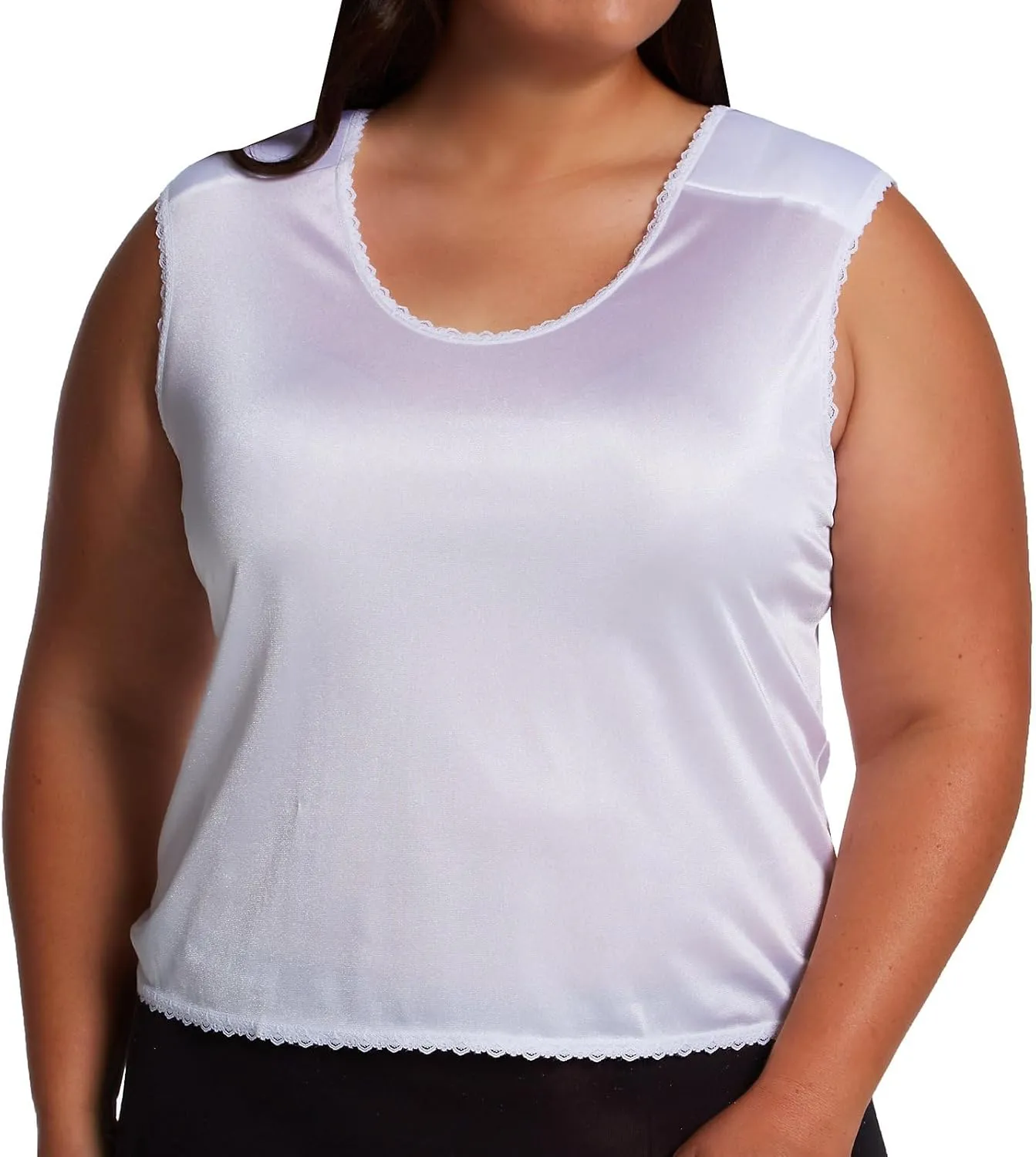 Shadowline Women's 7101 Nylon Padded Shoulder Camisole