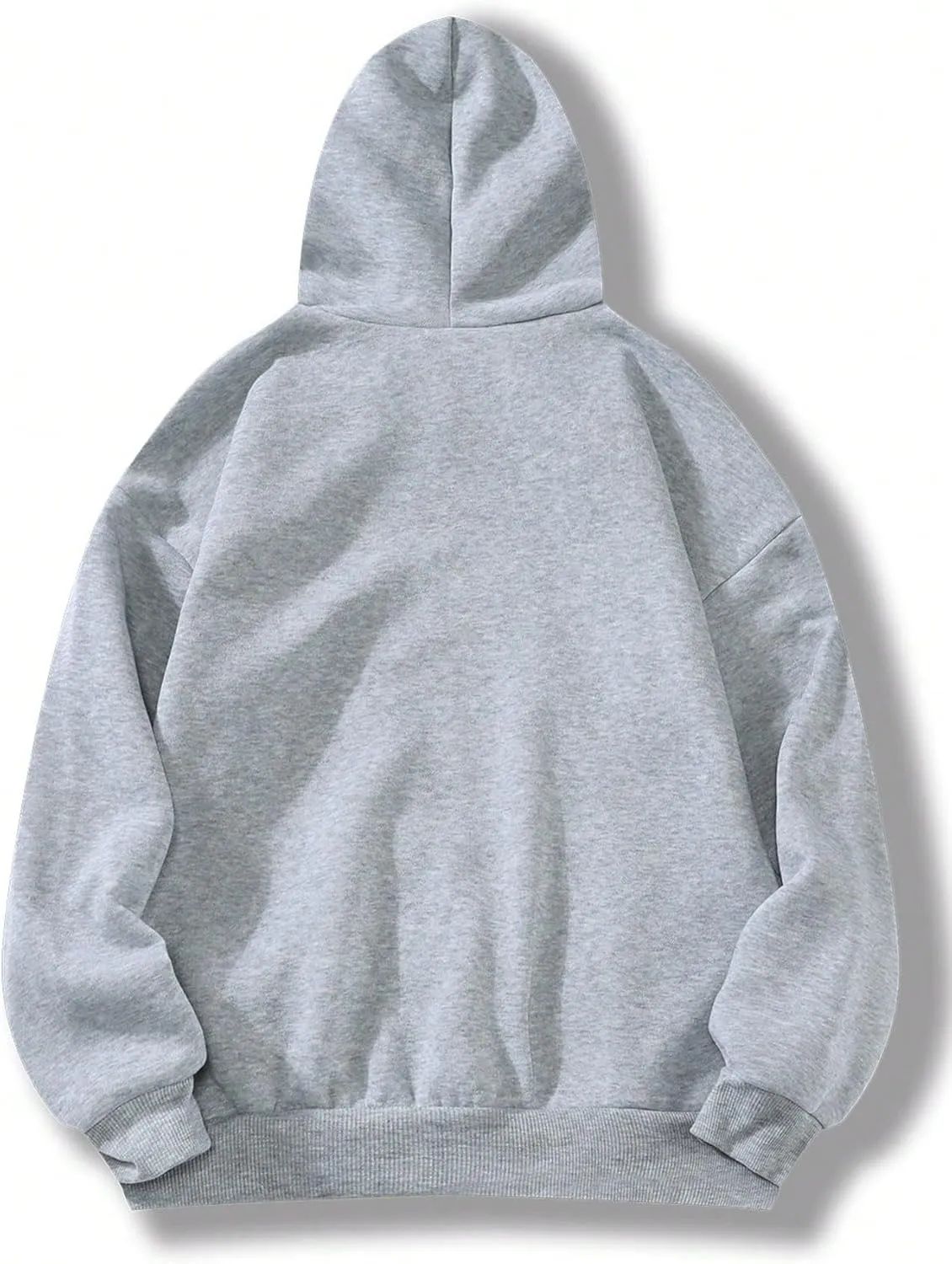 SHENHE Women's Letter Print Long Sleeve Drawstring Pullover Loose Hoodie Sweatshirt Tops