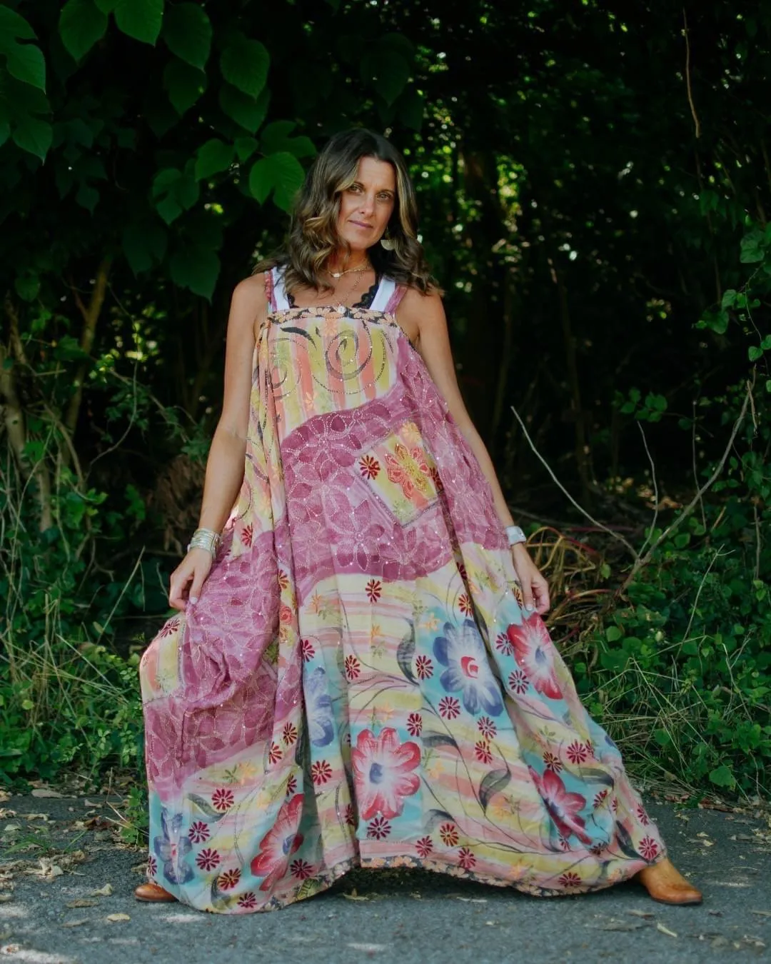 Silk Gonna Shine Maxi Dress #1006 by Kantha Bae