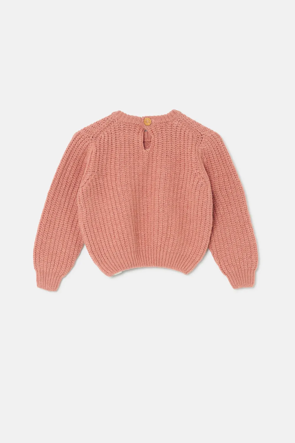 Soft tricot baby sweater