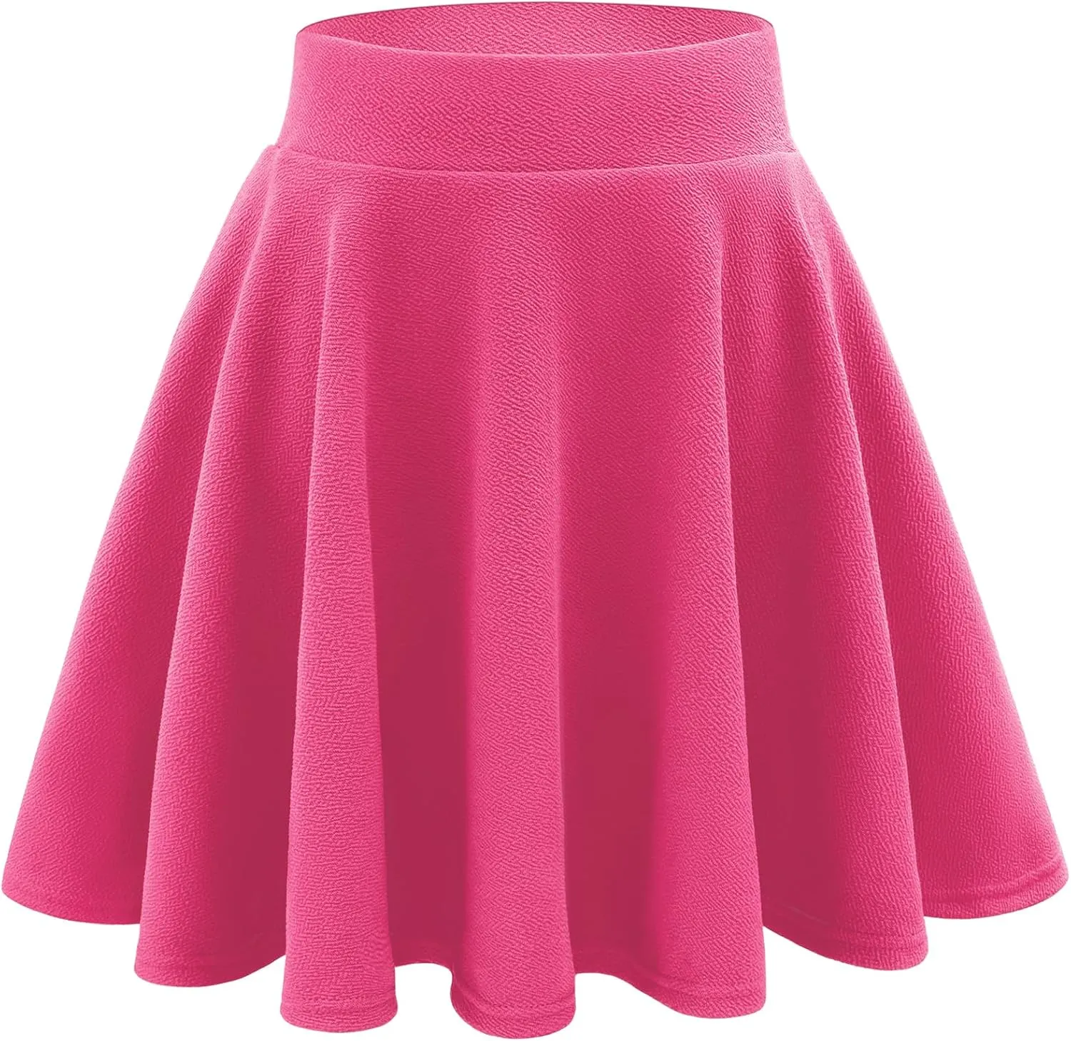 Stelle Girls Skirt Casual Flare Plain Pleated Stretch Waist Skater Skirts Uniform Skorts with Built in Shorts 5-15 Years