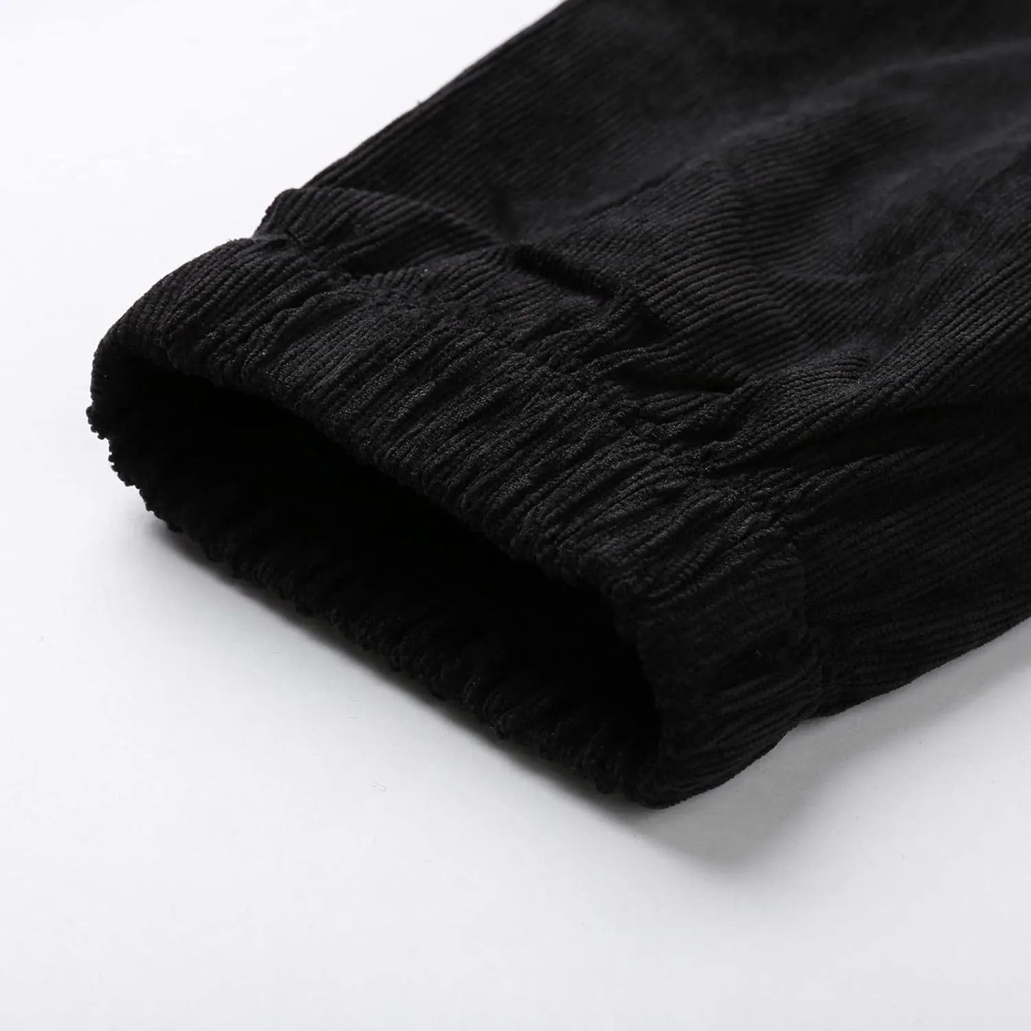 SUWBMHWE Men Joggers Pants, Mens Casual Harlan Pants Lace-up Track Cuff Solid Color Workout Pants with Pocket