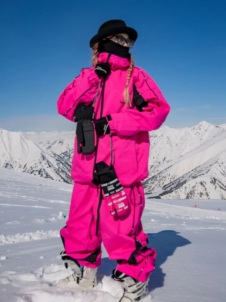 Tolasmik TK PRO  Printed Stitching Snow Pants - Women's