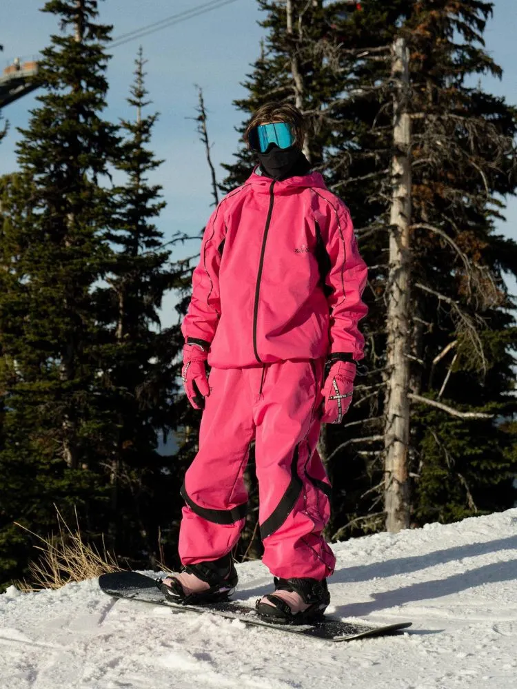 Tolasmik TK PRO  Printed Stitching Snow Pants - Women's