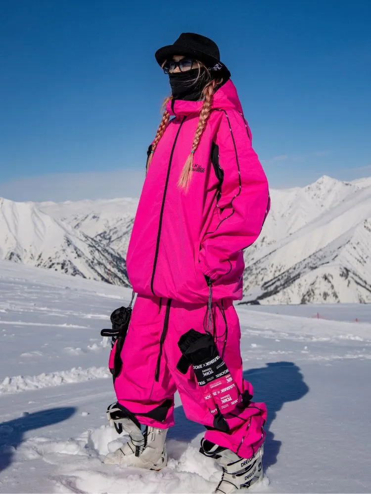 Tolasmik TK PRO  Printed Stitching Snow Pants - Women's
