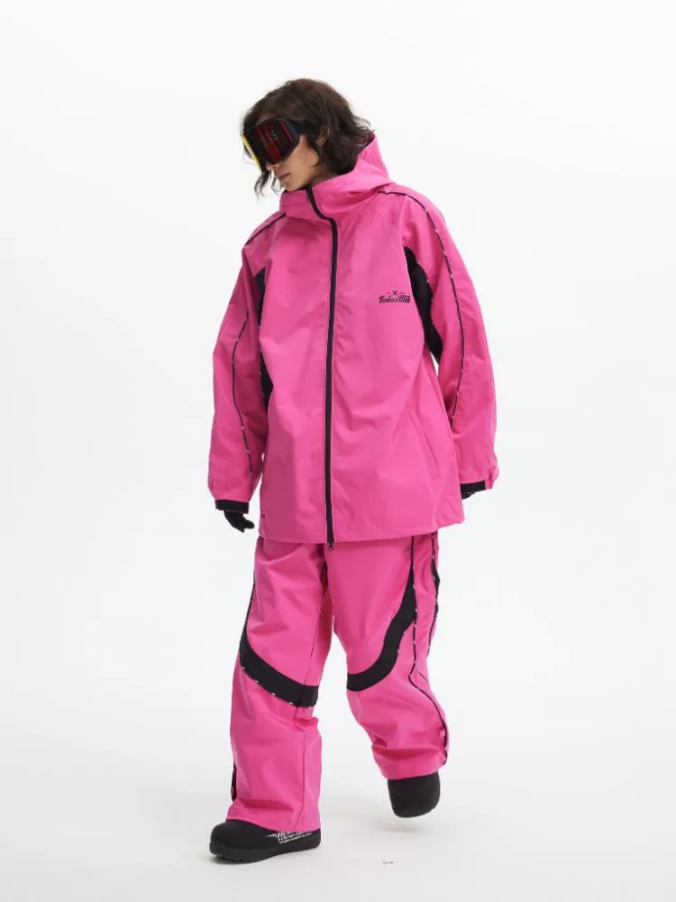 Tolasmik TK PRO  Printed Stitching Snow Pants - Women's