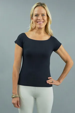 Triana Top - Black Jersey