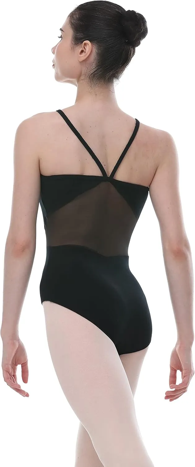 Triangular Mesh Back Camisole Letotard 03D0219
